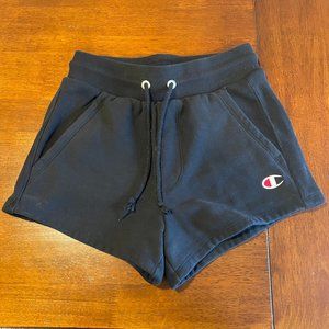 Champion reverse weave shorts black XS